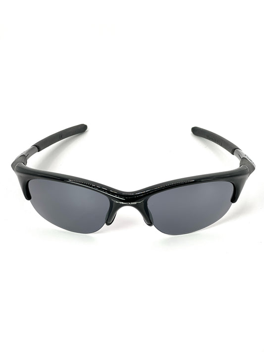 2002 Vintage Oakley Half Jacket Black Sunglasses