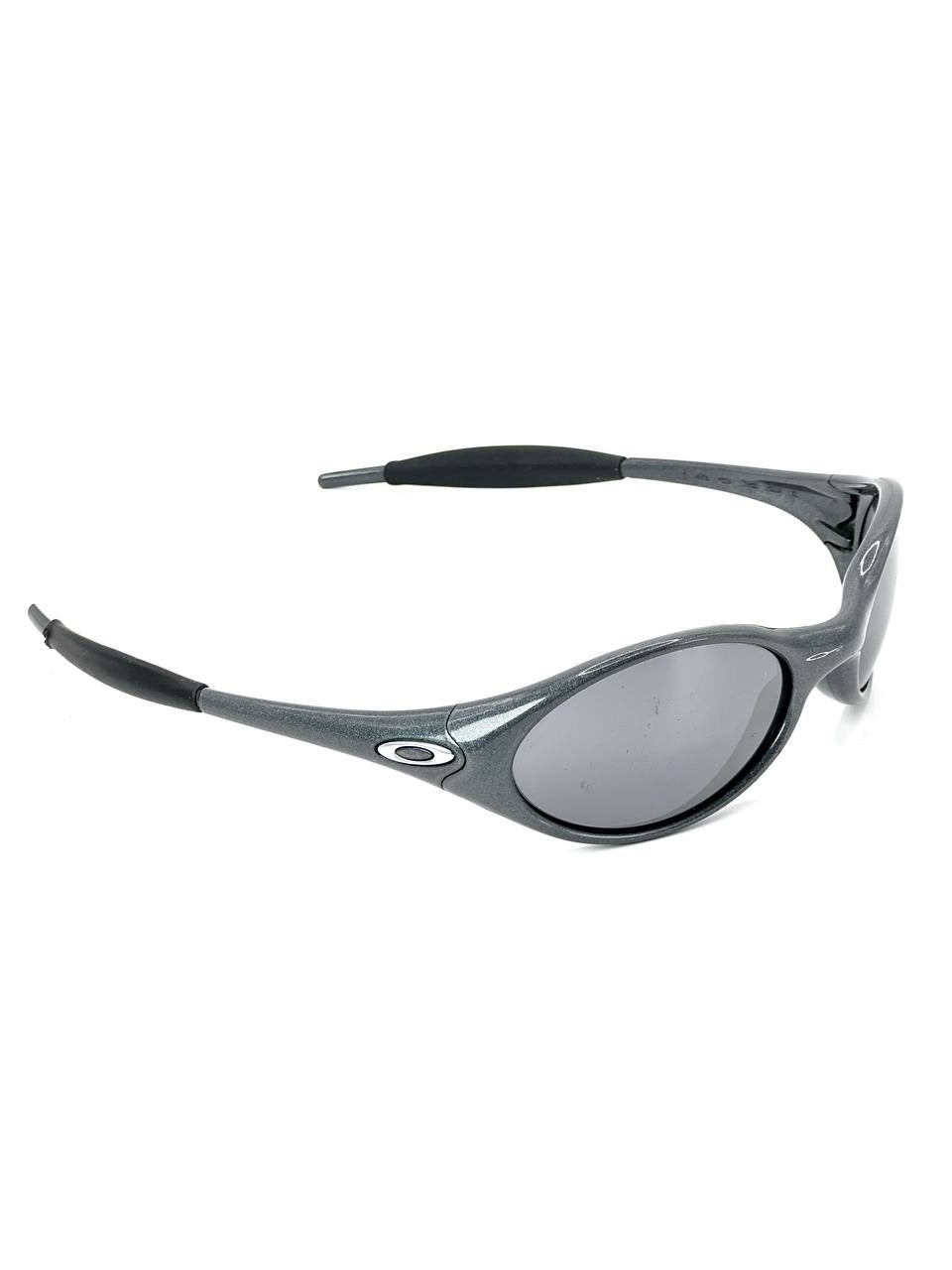 1999 Vintage Oakley New Eye Jacket Smoke / Black Iridium Sunglasses