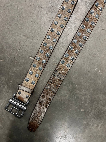 00s Vintage Oakley Leather Belt