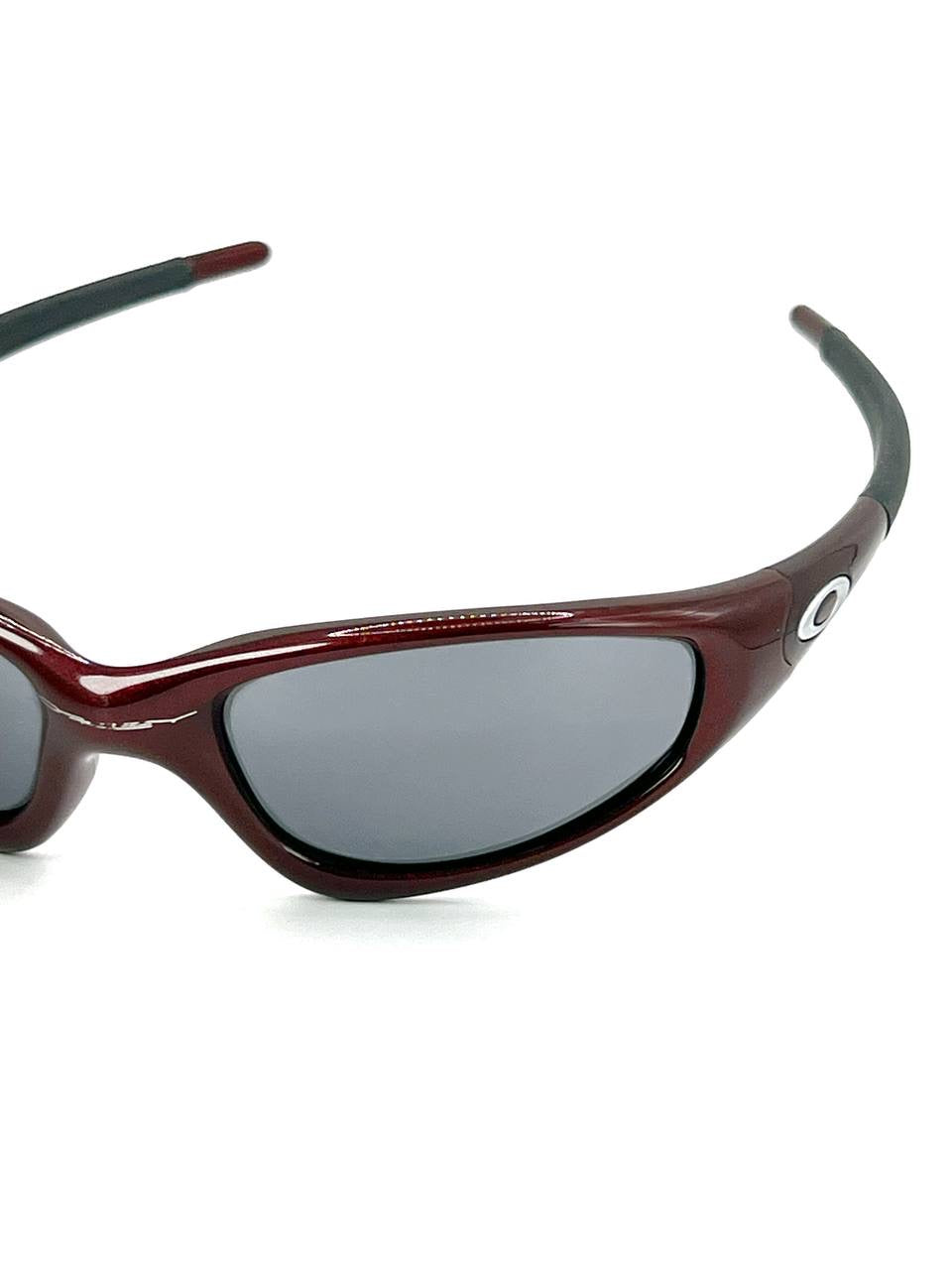 1999 Oakley Straight Jacket Redline / Black Iridium Sunglasses