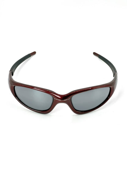 1999 Oakley Straight Jacket Redline / Black Iridium Sunglasses