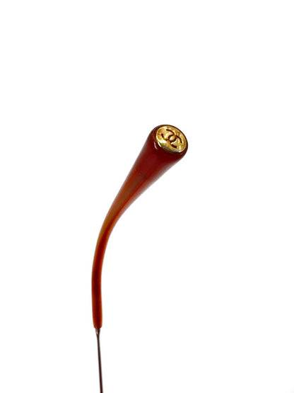 00s Vintage Chanel 4003 Brown Rimless Sunglasses
