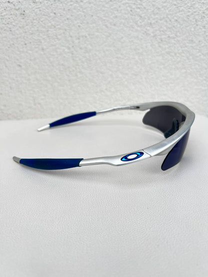 1999 Vintage Oakley New M Frame Hybrid S FMJ 5.56 Ice Iridium Sunglasses