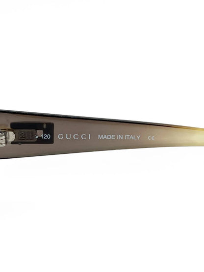 00s Vintage Gucci GG2456 Grey Gradient Sunglasses