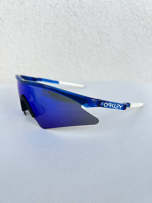 1993 Vintage Oakley M Frame Gen 1 Crystal Blue Sunglasses
