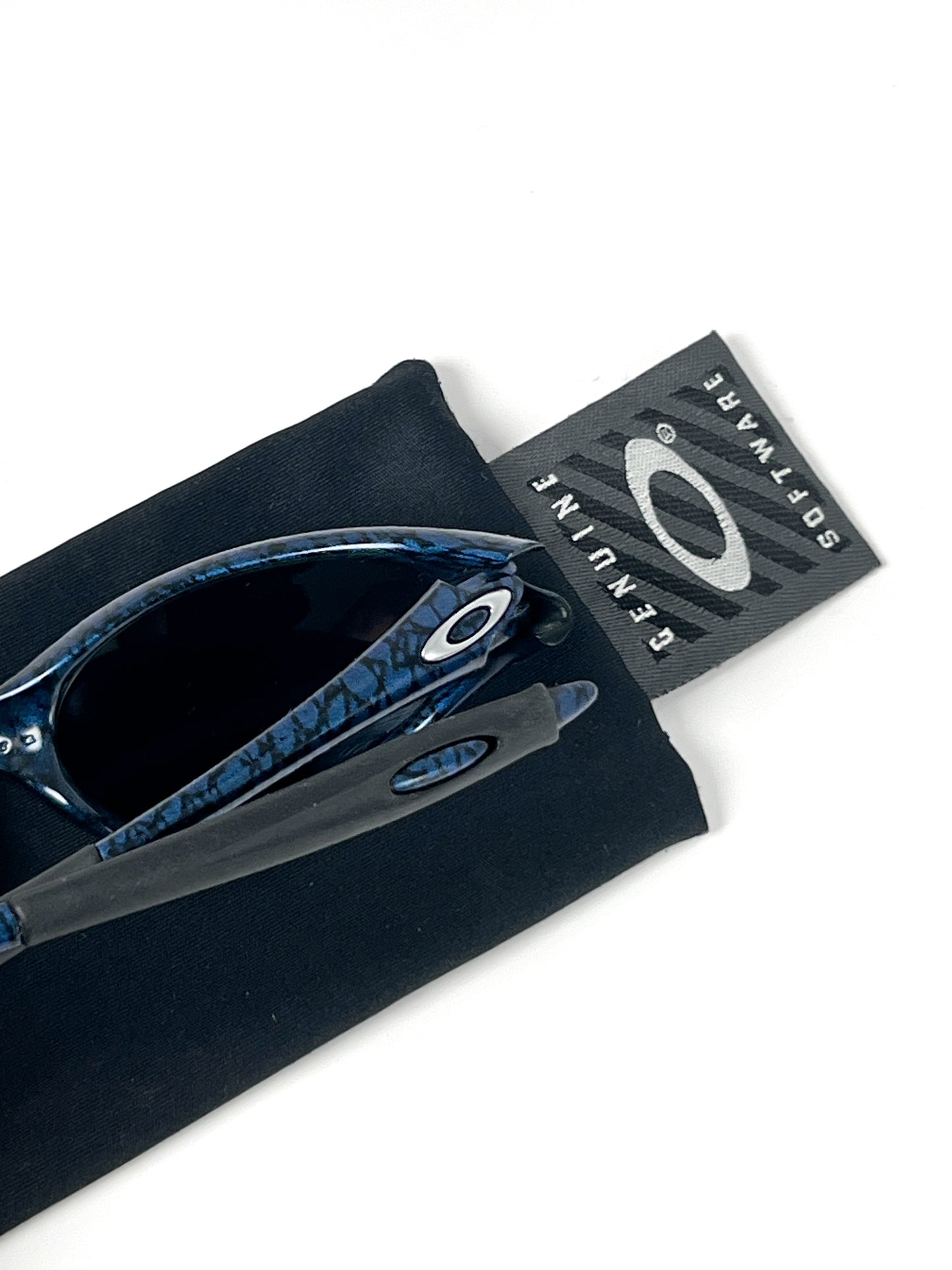 1998 Vintage Oakley Minute Cobalt / Red Iridium Sunglasses