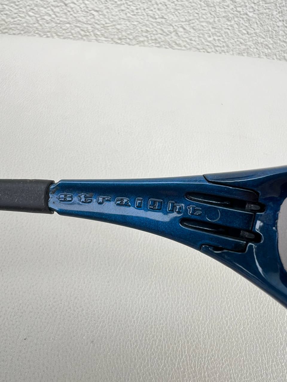 1999 Oakley Straight jacket Blue / Black Iridium Sunglasses