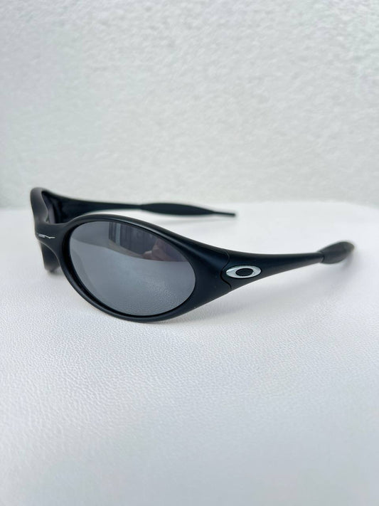 1999 Vintage Oakley New Eye Jacket Black Sunglasses