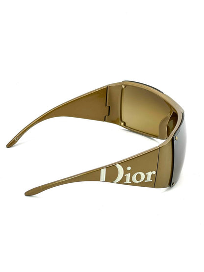 2006 Vintage Dior Overshine 2 Gold Sunglasses