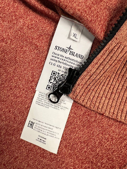 Stone Island Linen Nylon Full Zip Sweater