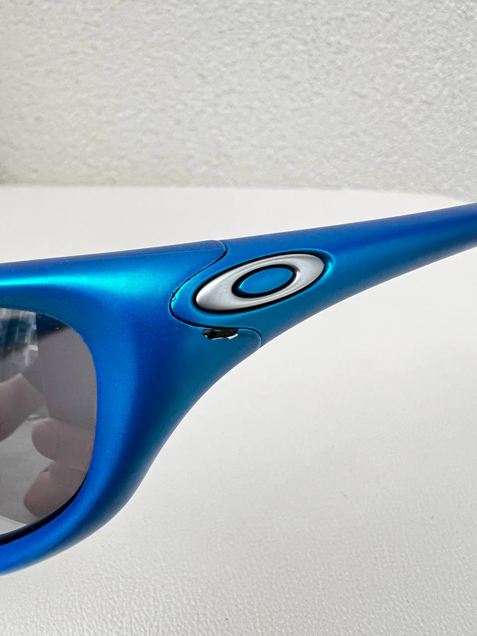 2000 Vintage Oakley XX Twenty Electric Blue Sunglasses