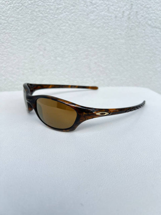 2001 Vintage Oakley Five 2.0 Brown Tortoise Gold Iridium Sunglasses