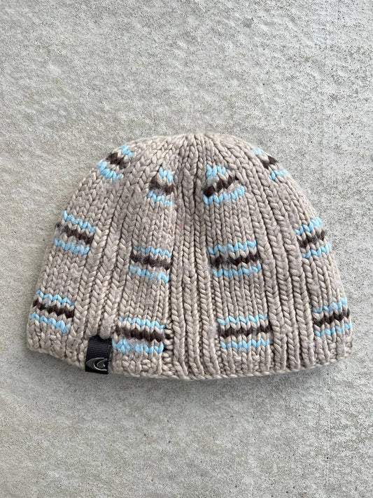 2006 Vintage Salomon Knit Hat Beige