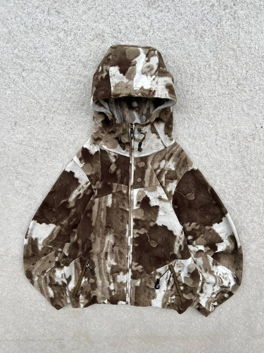 2008 Vintage Oakley Camo Fleece Hoodie