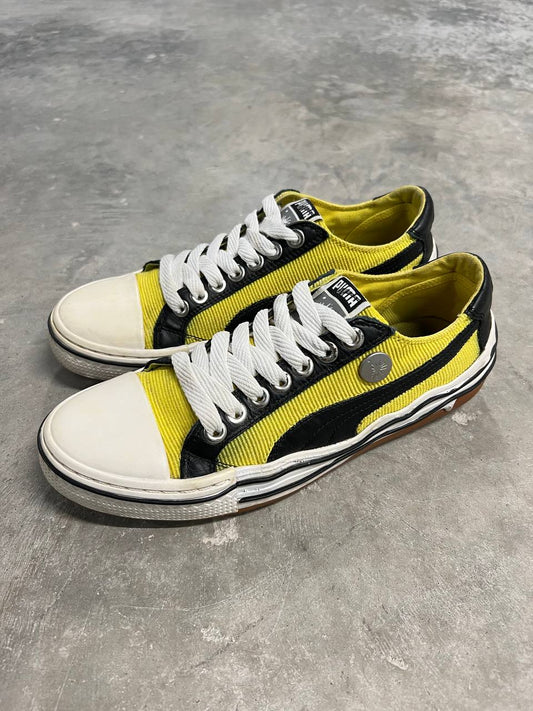 2009 Vintage Puma Mihara Yasuhiro MY-41 Yellow Corduroy Sneakers Shoes