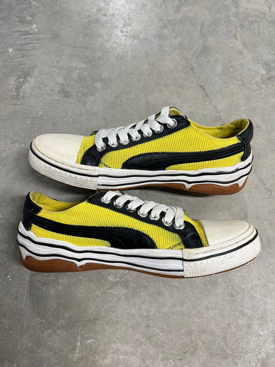 2009 Vintage Puma Mihara Yasuhiro MY-41 Yellow Corduroy Sneakers Shoes