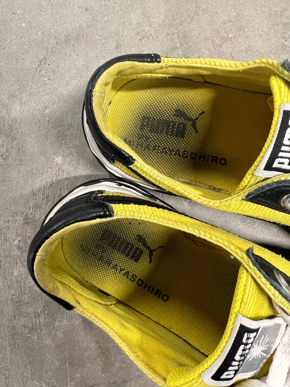 2009 Vintage Puma Mihara Yasuhiro MY-41 Yellow Corduroy Sneakers Shoes