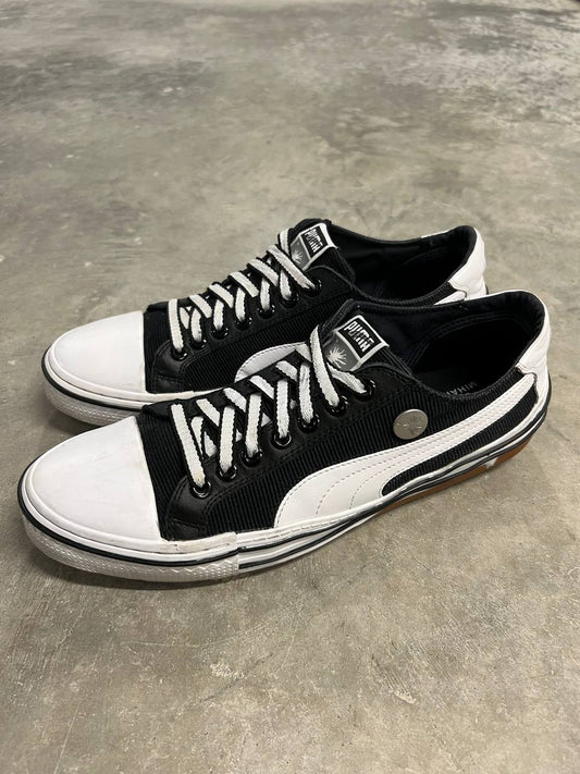 2009 Vintage Puma Mihara Yasuhiro MY-41 Black Corduroy Sneakers Shoes