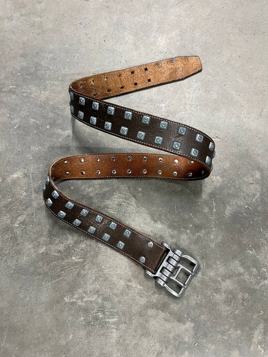 00s Vintage Oakley Leather Belt