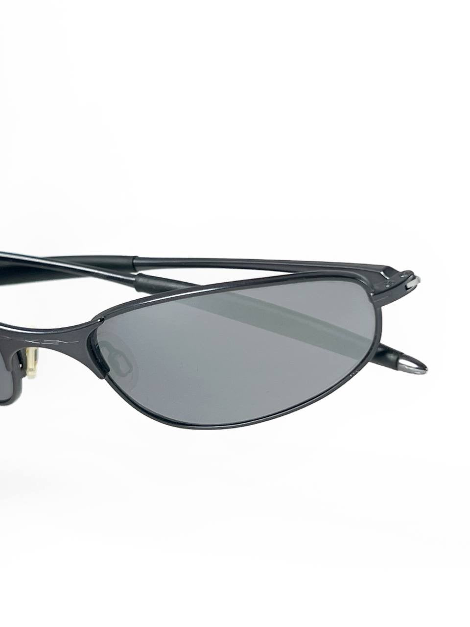 2000 Vintage Oakley A Wire 2.0 Dark / Black Iridium Sunglasses