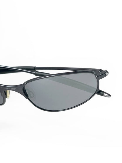 2000 Vintage Oakley A Wire 2.0 Dark / Black Iridium Sunglasses