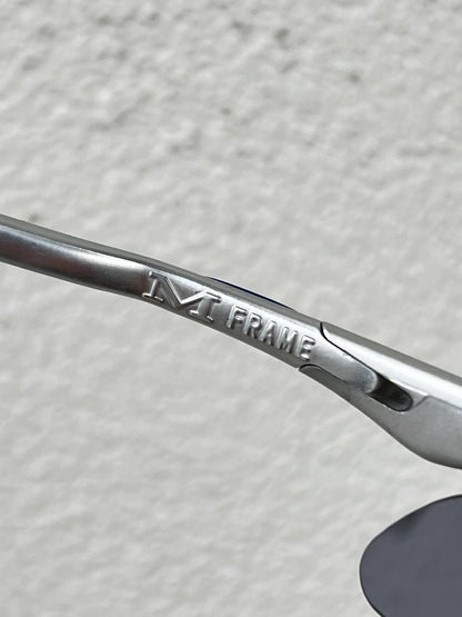 1999 Vintage Oakley New M Frame Hybrid S FMJ 5.56 Ice Iridium Sunglasses