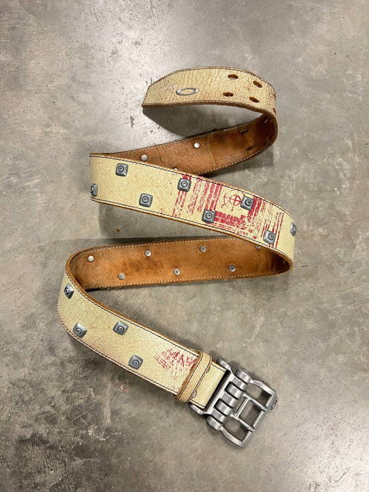 00s Vintage Oakley Leather Belt