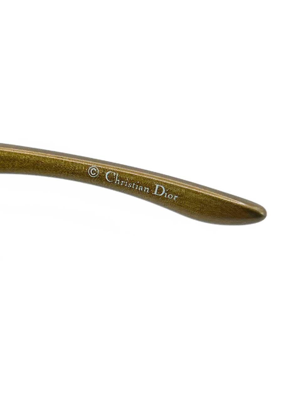 2006 Vintage Dior Overshine 2 Gold Sunglasses