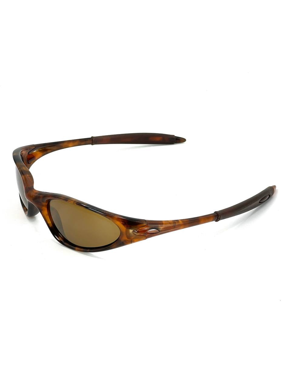 1998 Vintage Oakley Minute Gen 1 Tortoise / Gold Iridium Sunglasses