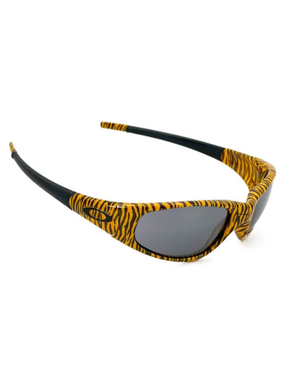 1996 Vintage Oakley Straight Jacket Bengal / Black Iridium Sunglasses
