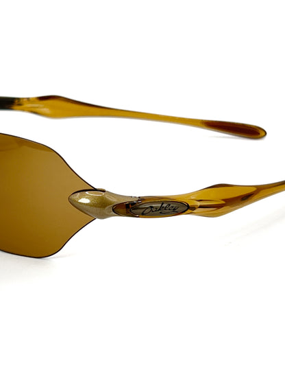 2004 Vintage Oakley Dartboard Honey/Bronze Sunglasses