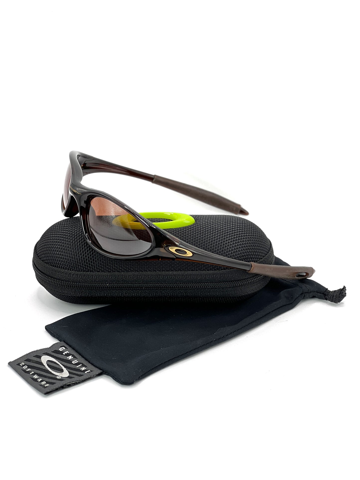 1998 Vintage Oakley Minute Polished Rootbeer Sunglasses