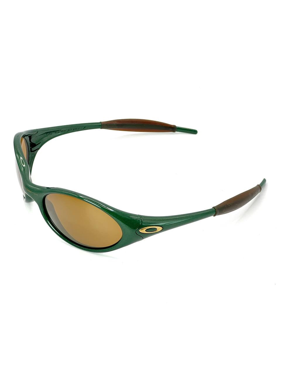 1999 Vintage Oakley Eye Jacket Joker / Gold Iridium Sunglasses