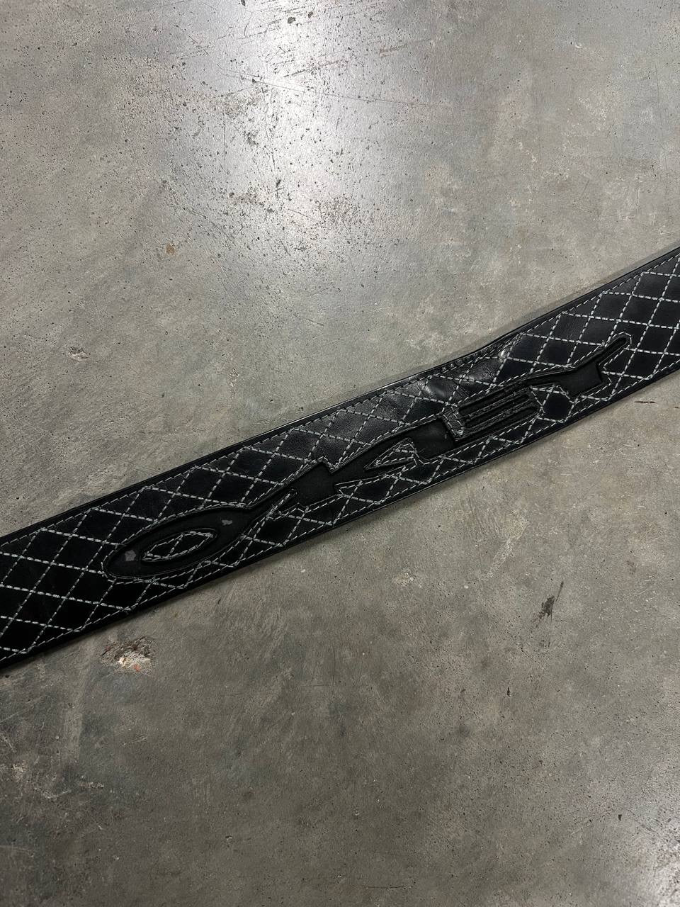 00s Vintage Oakley Industrial Leather Belt Black