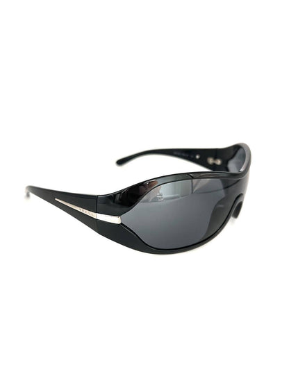 Archive Prada  Black Mask Sunglasses