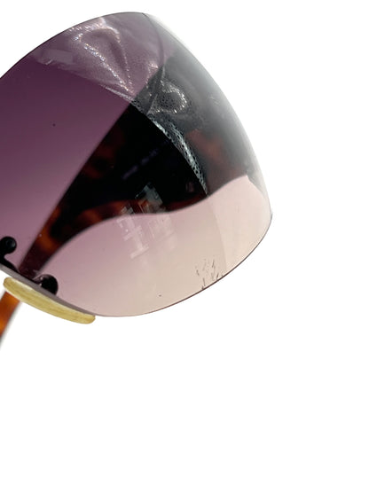 00s Vintage Prada Flame Mask Sunglasses