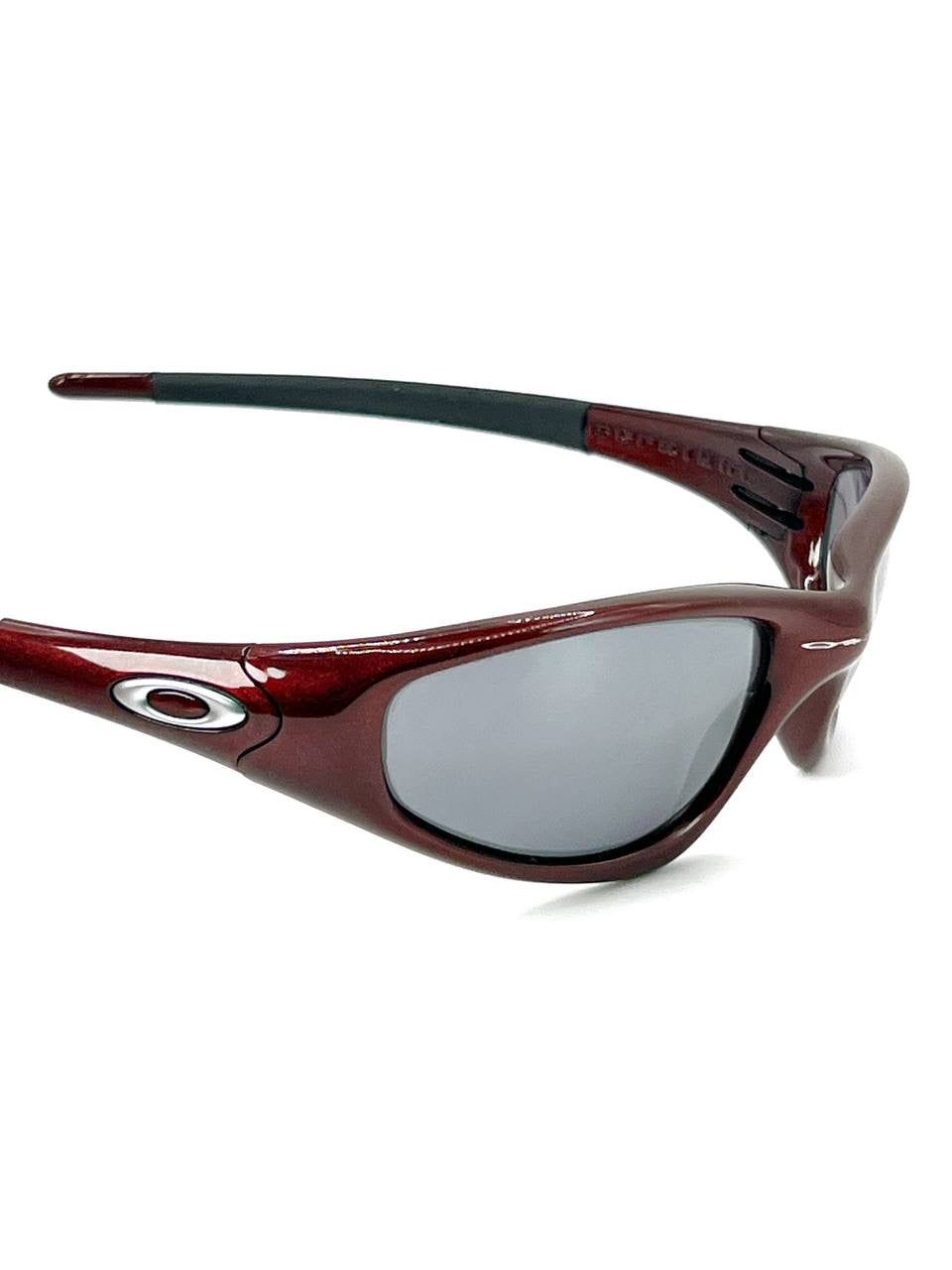 1999 Oakley Straight Jacket Redline / Black Iridium Sunglasses