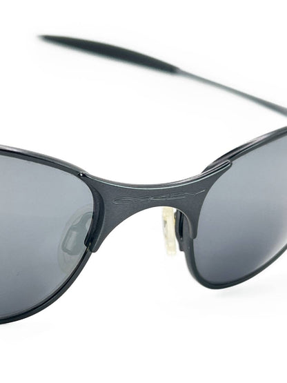2000 Vintage Oakley A Wire 2.0 Dark / Black Iridium Sunglasses