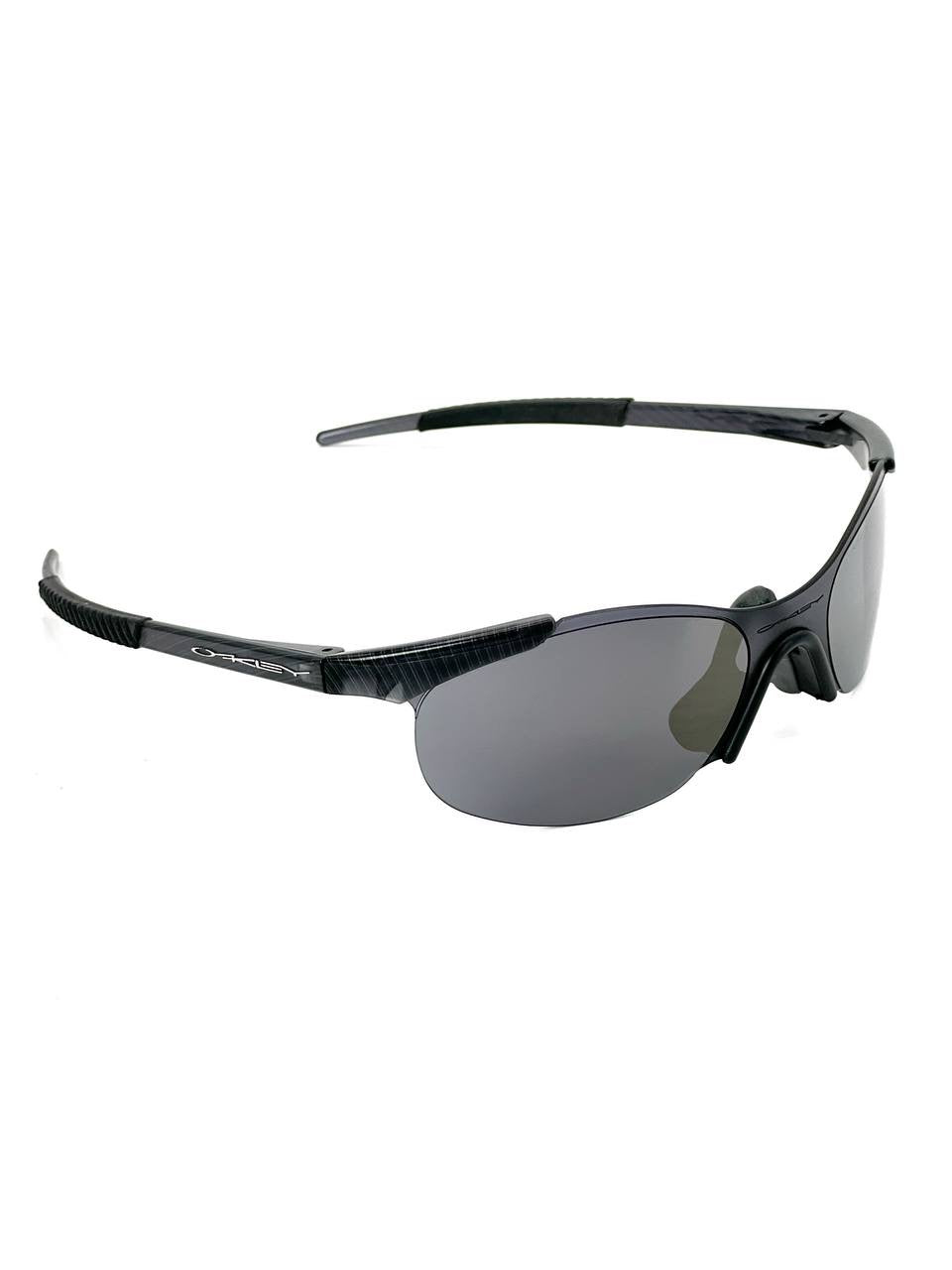 1994 Oakley Zero 0.4 Squared Sleet / Black Iridium Sunglasses