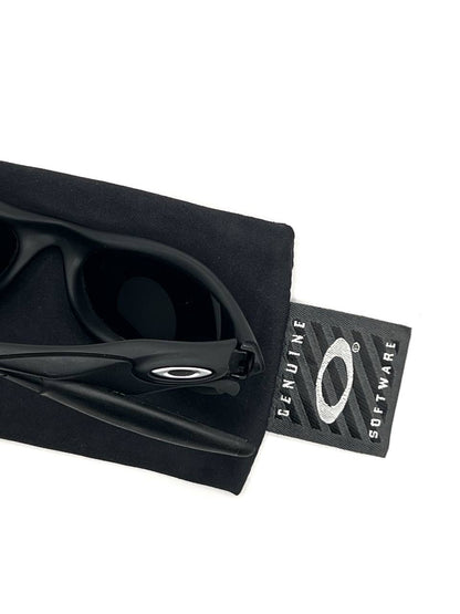 2004 Vintage Oakley Unknown Matte Black / Black Iridium Polarized Sunglasses