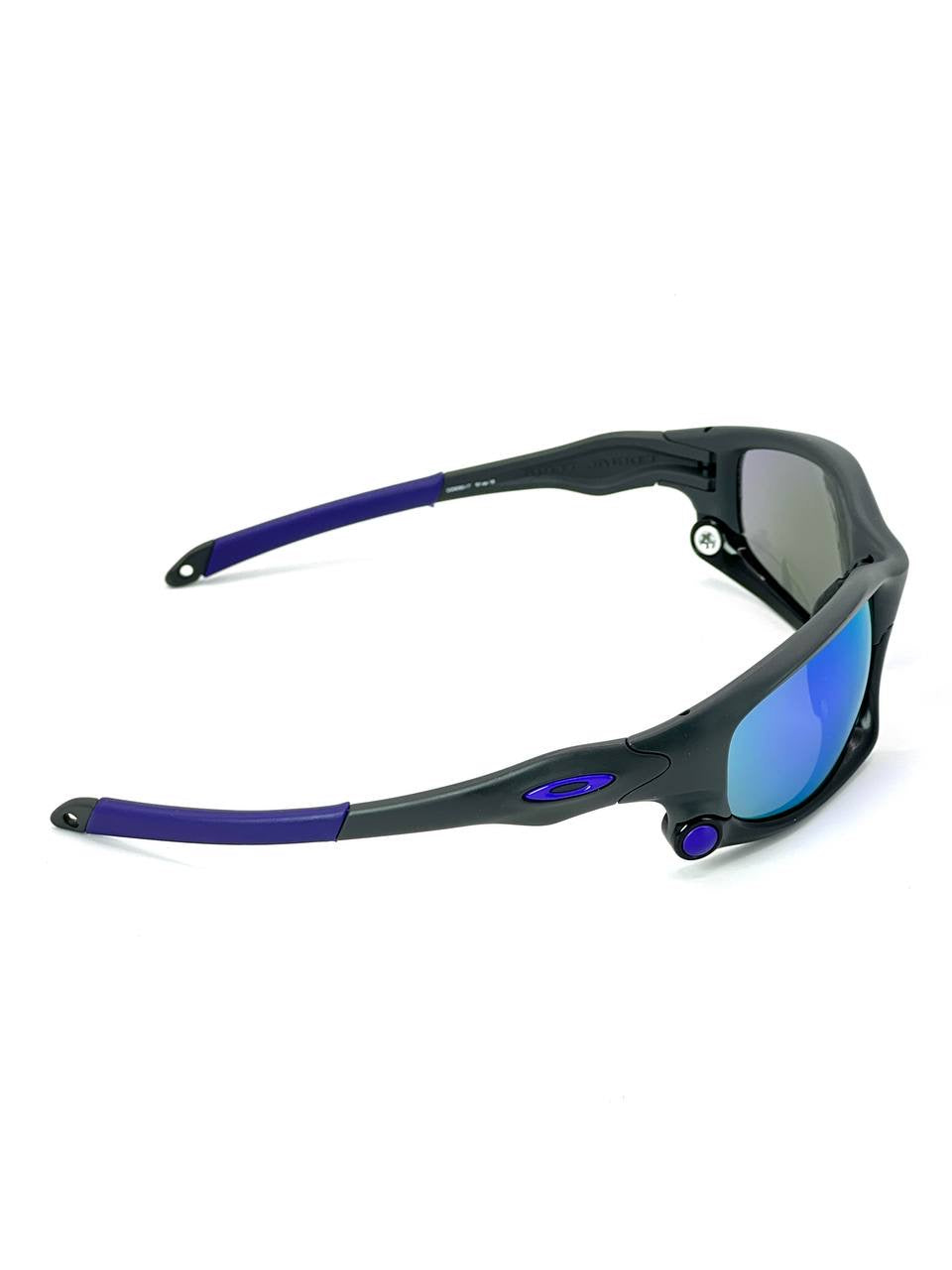 2011 Oakley Split Jacket Infinite Hero Carbon / Violet Iridium Sunglasses