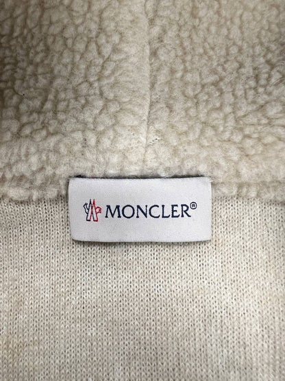 Moncler Teddy Fleece Wool Nylon Hooded Jacket