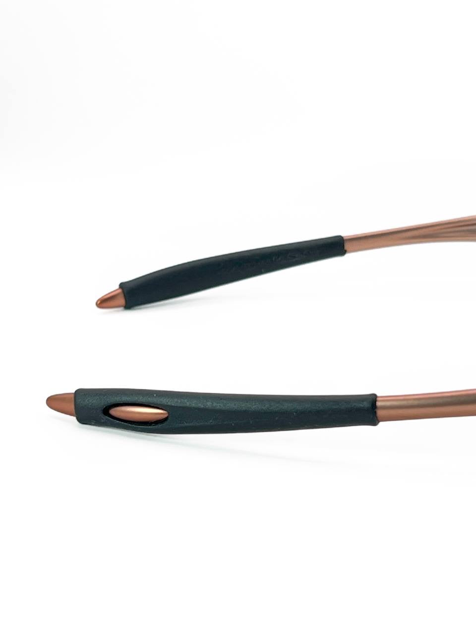 1999 Vintage Oakley Minute FMJ Copper / VR28 Sunglasses