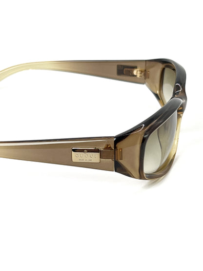00s Vintage Gucci Gold Gradient Sunglasses Tom Ford Era GG2454