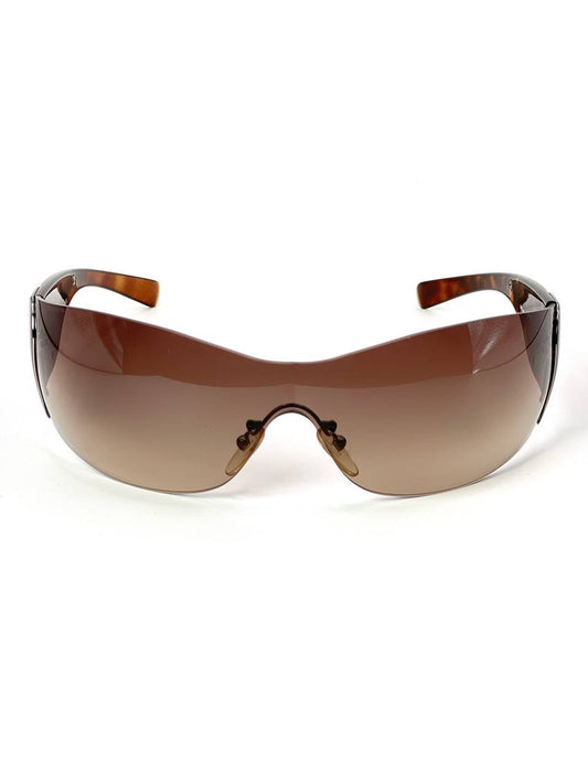 Vintage Prada Flame Tortoise Mask Sugnlasses