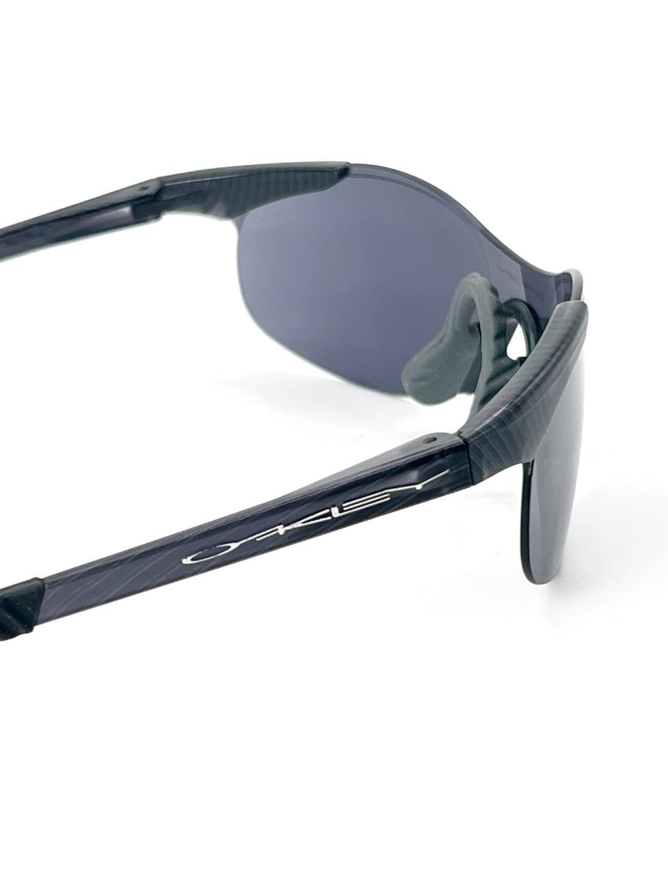 1994 Oakley Zero 0.4 Squared Sleet / Black Iridium Sunglasses