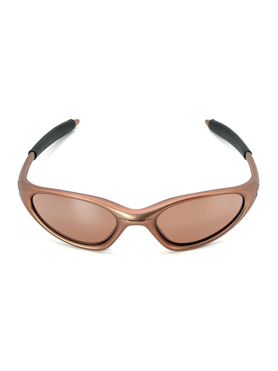 1999 Vintage Oakley Minute FMJ Copper / VR28 Sunglasses