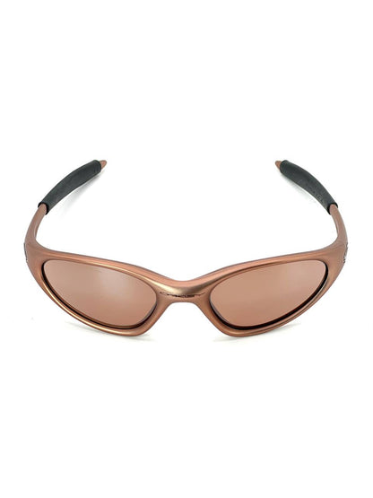 1999 Vintage Oakley Minute FMJ Copper / VR28 Sunglasses
