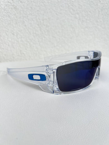 Oakley Batwolf Clear / Ice Iridium Sunglasses