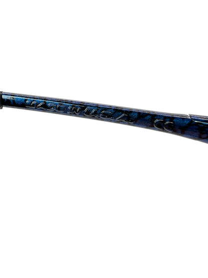1999 Vintage Oakley New Zero 0.4 Cobalt +Red Iridium Sunglasses
